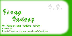 virag vadasz business card