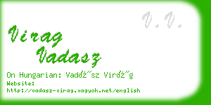 virag vadasz business card